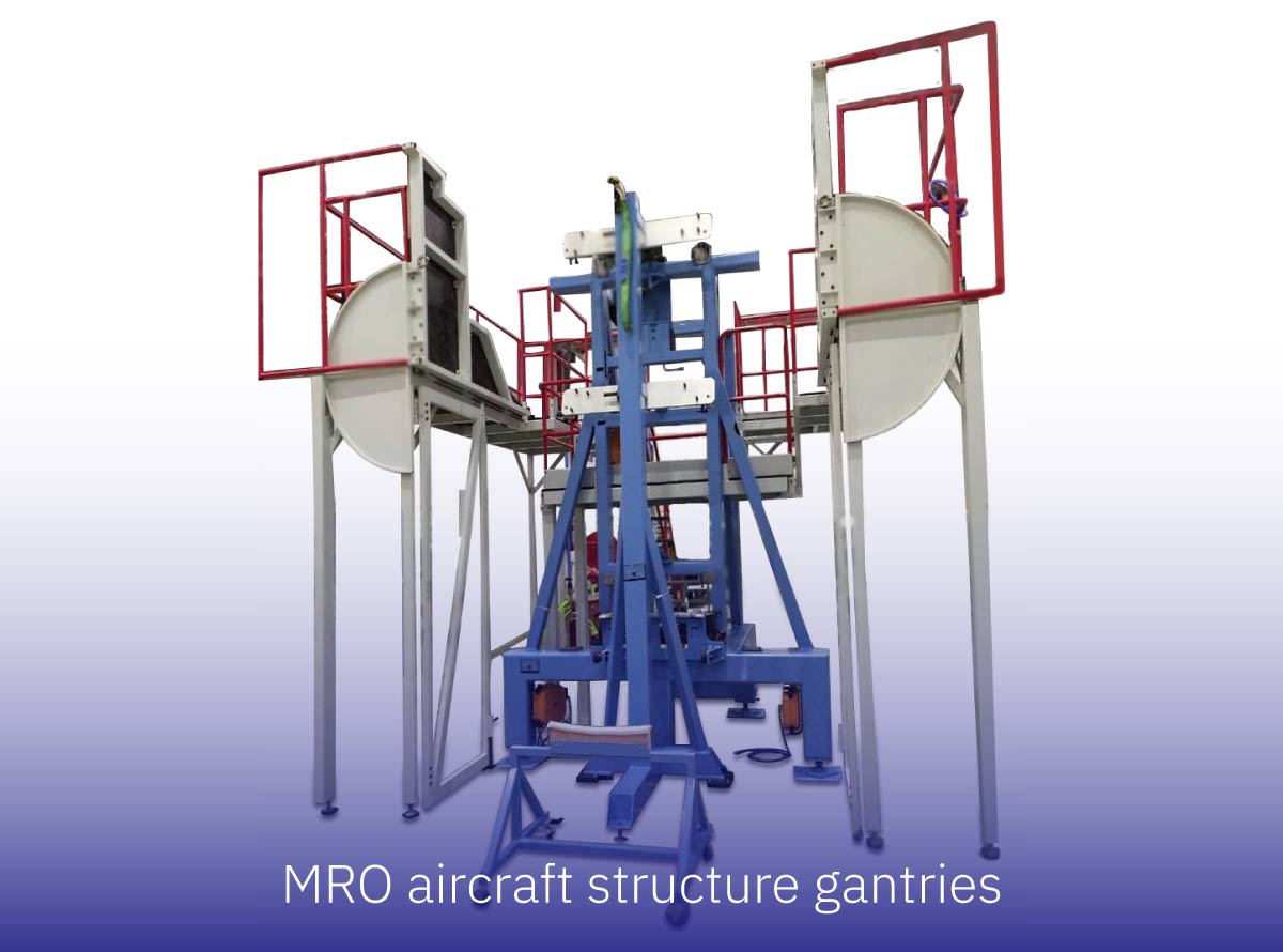 MRO aircraft structure gantries in aviation tool suppliers